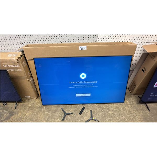 SAMSUNG  UN6665TU7000F 65" LED TV WITH LEGS & REMOTE - 1 DEAD PIXEL LINE