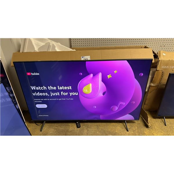 SAMSUNG UN65TU7000F 65" LED TV WITH LEGS & REMOTE - 1 DEAD PIXEL LINE & SCREEN DAMAGE