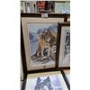 Image 3 : LARGE ASSORTMENT OF FRAMED ANIMAL PRINTS & PHOTS