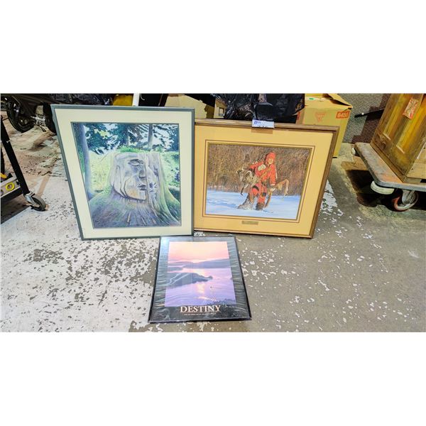 ASSORTED FRAMED PRINTS
