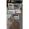 Image 1 : ASSORTED FRAMED CAR PRINTS & PHOTOS