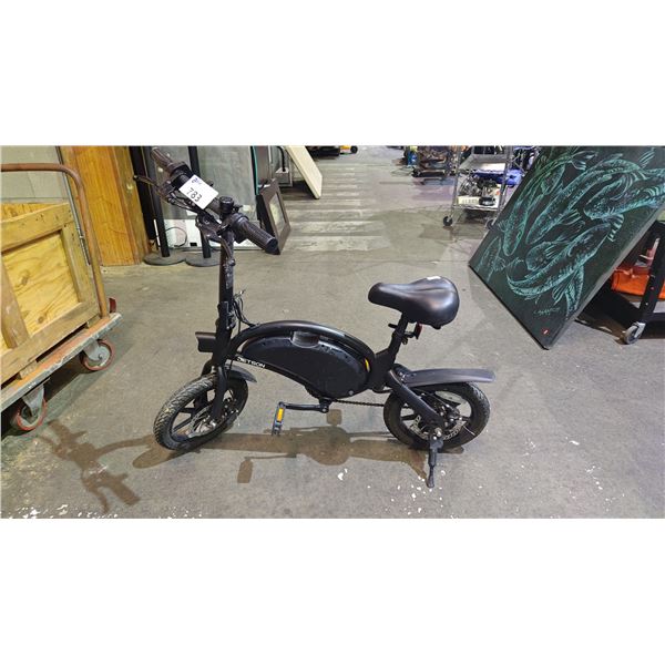 JETSON BOLT PRO E-BIKE WITH BATTERY *POWERS ON, THROTTLE ISSUES, NO CHARGER, UNKNOWN WORKING
