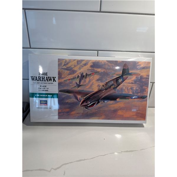 Hasegawa 1:48 scale P-40E WarHawk sealed