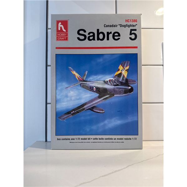 Hobbie craft 1:72 scale Sabre Canadiair Dogfighter