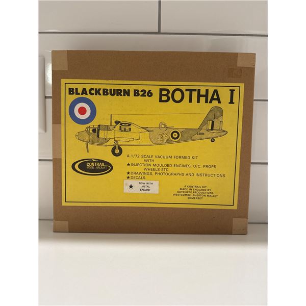 Contrail Model Aircraft 1:72 scale Black Burn B26 Botha I