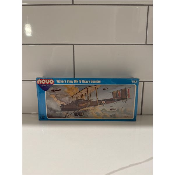 Novo Airkits 1:72 scale Vickers Vimy Mk. IV Heavy Bomber Sealed