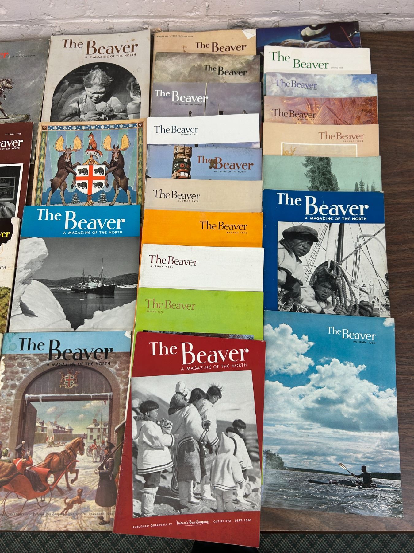 Lot of 36 Vintage The Beaver Magazines