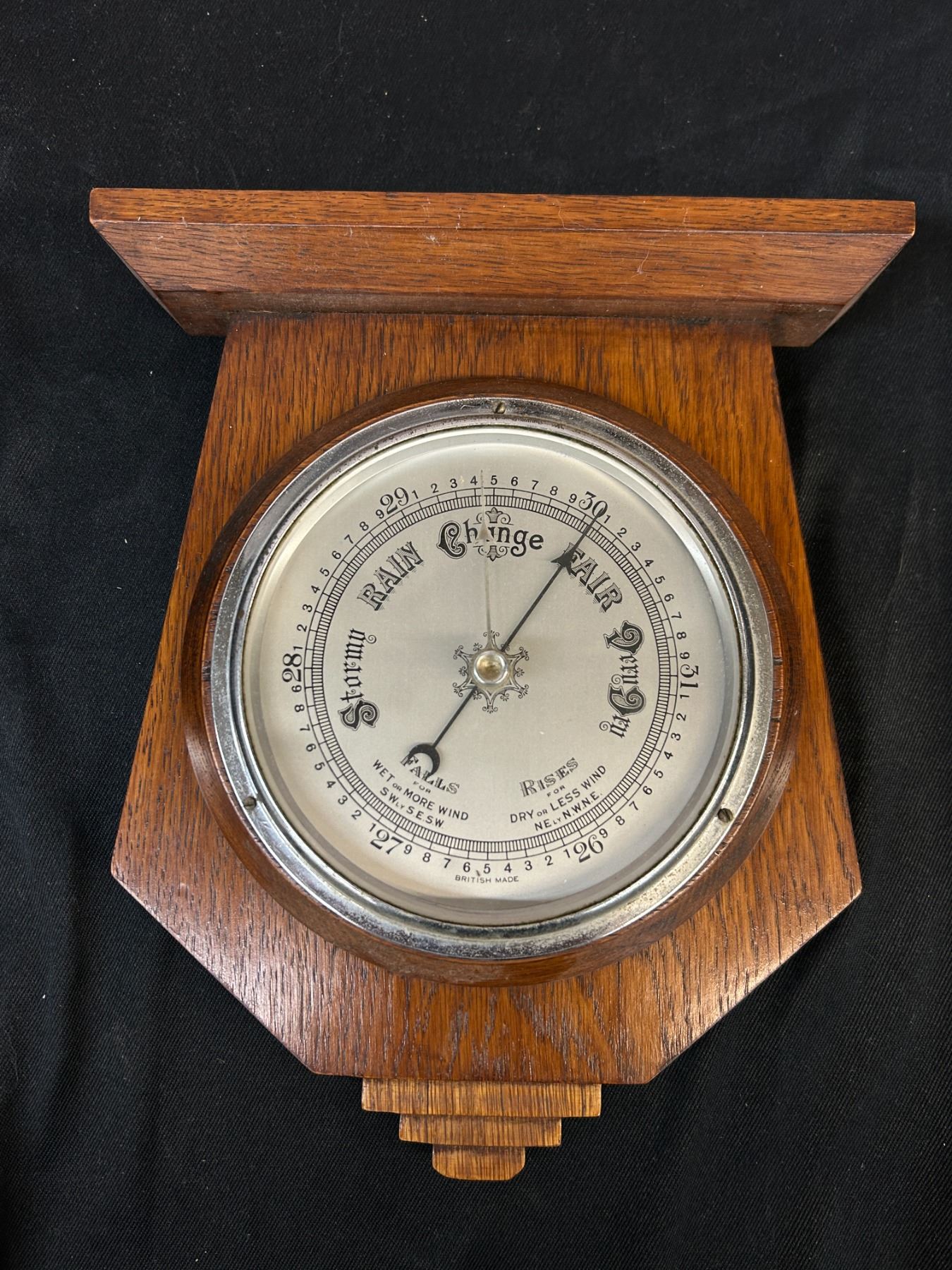 British Made Wall Mounted Barometer