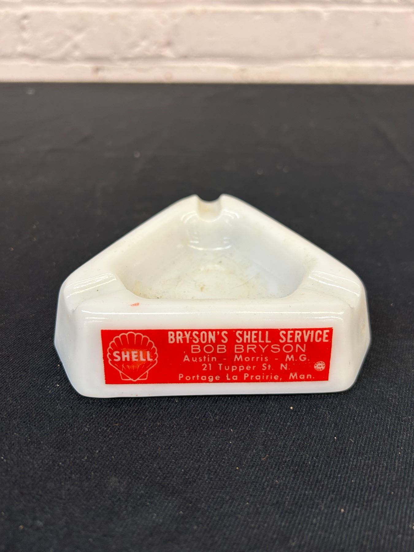Bryson Shell Package Bryson's Shell Service Bob Bryson SHELL Ashtray
