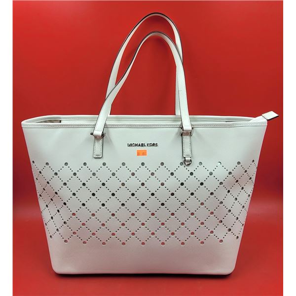New Michael Kors Leather Carryall Tote