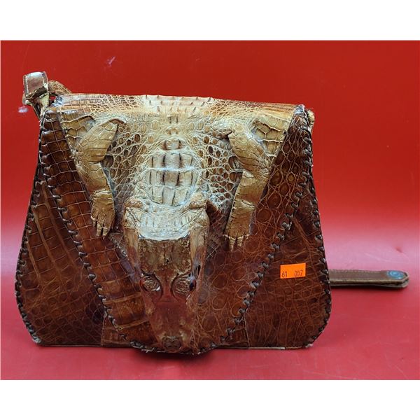 Genuine Alligator Purse Made in Cuba