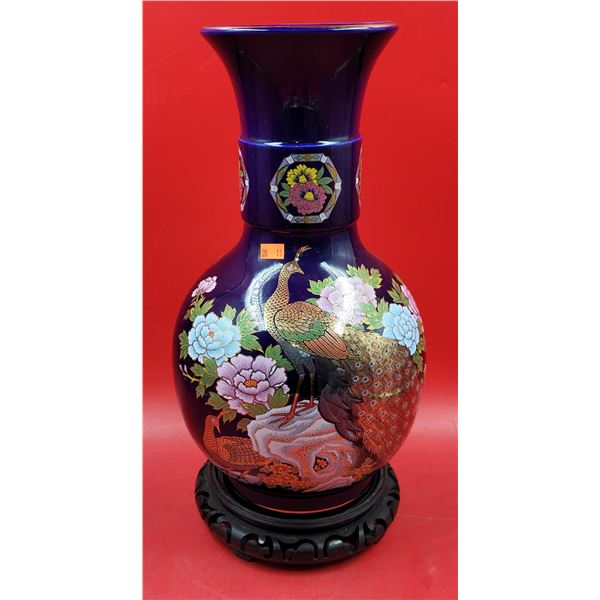 Stamped Asian Ceramic Vase