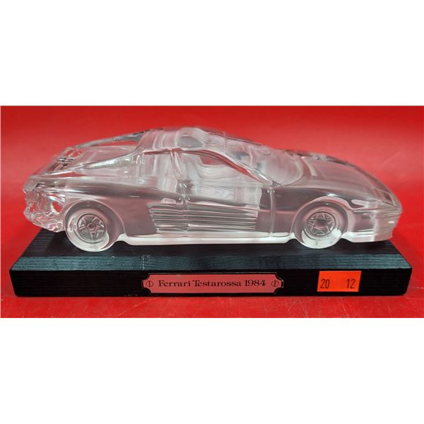 Ferrari Testarossa 1984 Lead Crystal Car Model
