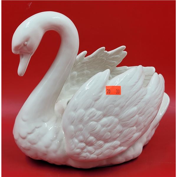 Goebel Porcelain Swan Planter Made in West Germany