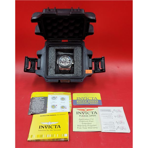 Invicta Chronograph Watch w/ Case