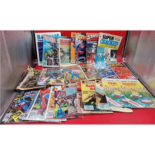 Lot of Assorted Comics w/ Captain America, Dennis the Menace, & More