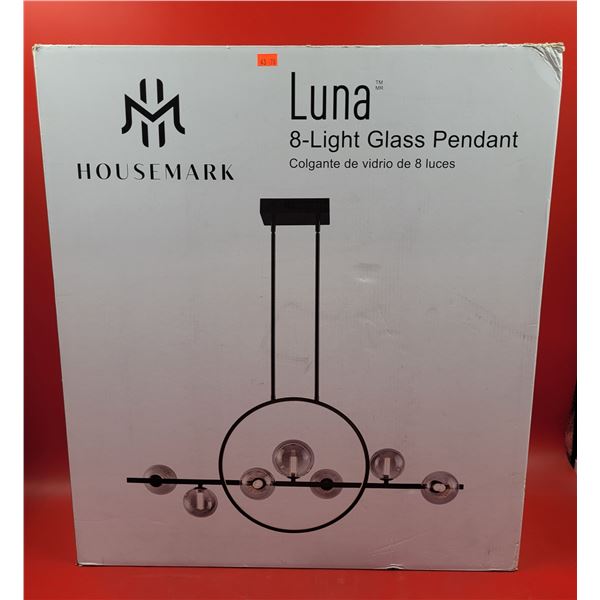 Housemark Luna 8-Light Glass Pendant