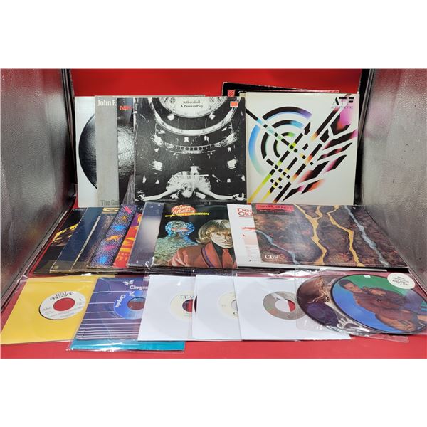 Lot of Assorted Vinyl Records w/Jethro Tull, After The Fire, & More