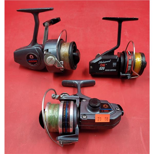 3 Fishing Reels (Daiwa & Shakespeare)