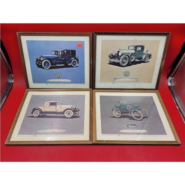 Lot of Framed Behr-Manning Classic/Antique Auto Prints