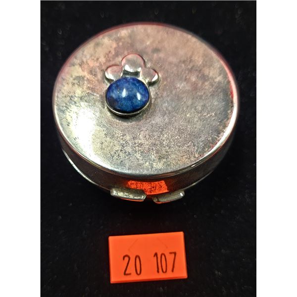 VTG Sterling Silver Pill Compact