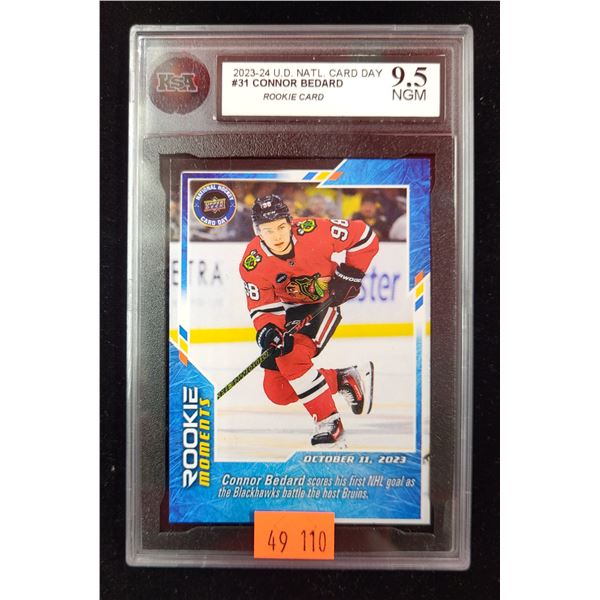 KSA Graded Connor Bedard Rookie Card