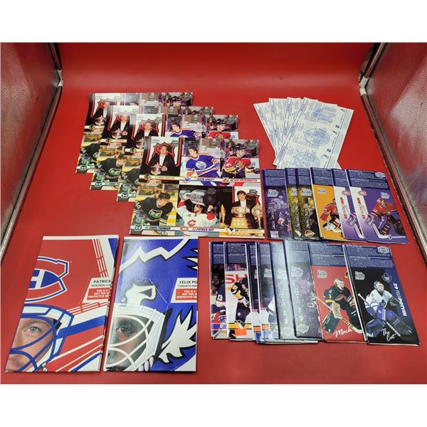 Kraft Hockey Collectibles w/ Goalie Masks & Cards