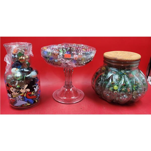 Lot of Assorted Marbles