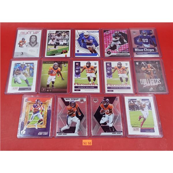 Lot of Assorted Football Cards (Williams, Carter, Jeudy, etc.)