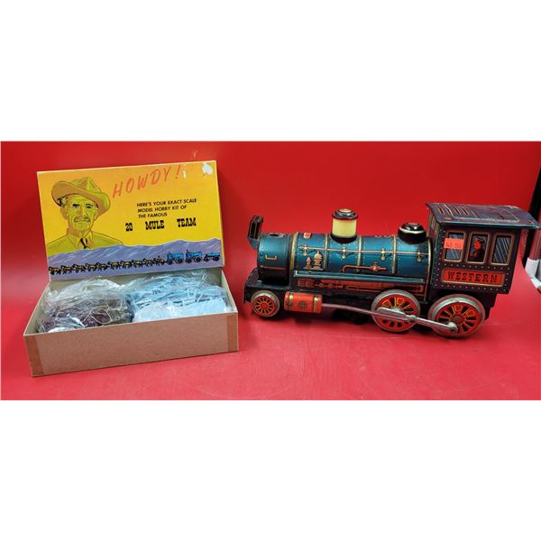 VTG Tin Train & Western 20 Mule Team Model Kit