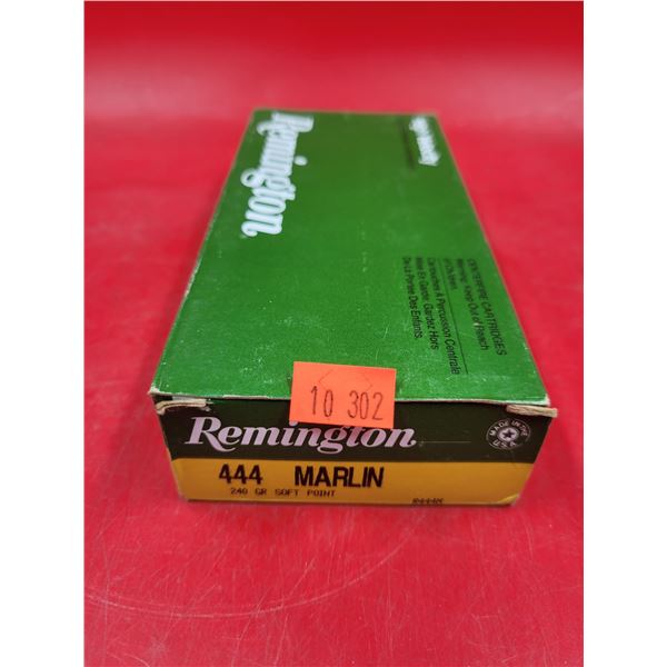 Remington High Velocity 444 Marlin Centerfire Cartridges