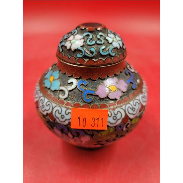 Chinese Cloisonné Jar