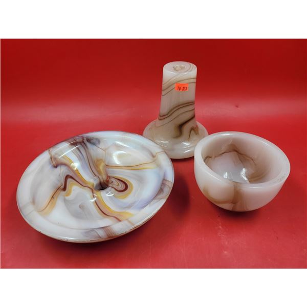 VTG Onyx Marble Ashtray Parts