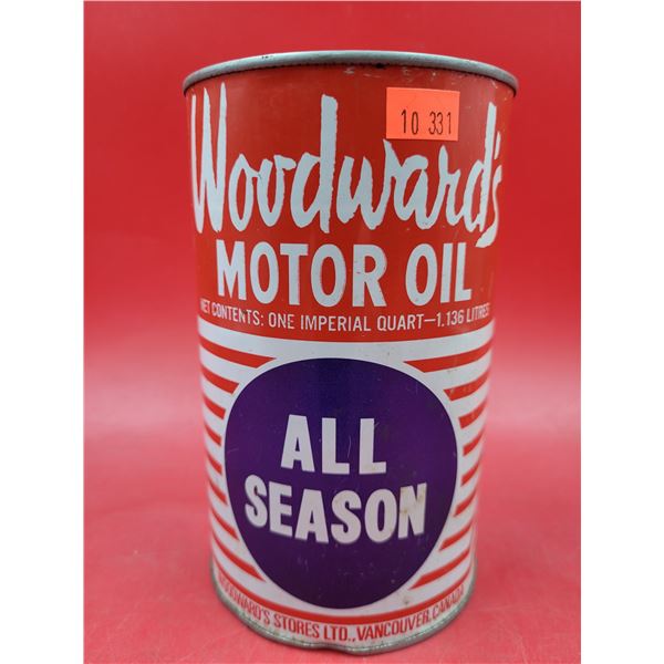 VTG Woodward's Motor Oil Tin