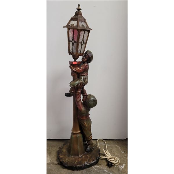 Art Nouveau Figural Lamp