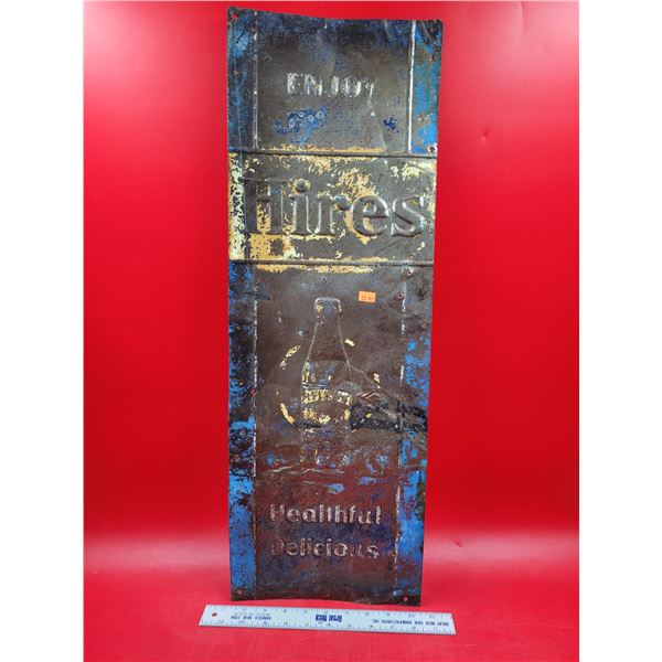 VTG Tin "Enjoy Hires" Sign