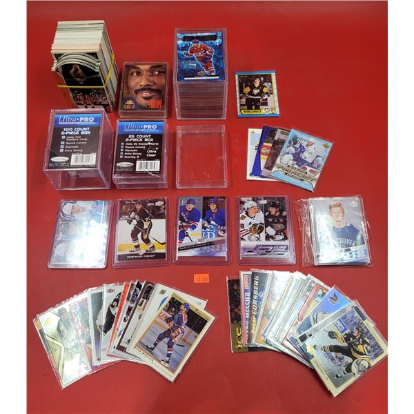 Lot of Assorted Sports Cards (Hockey & Basketball)