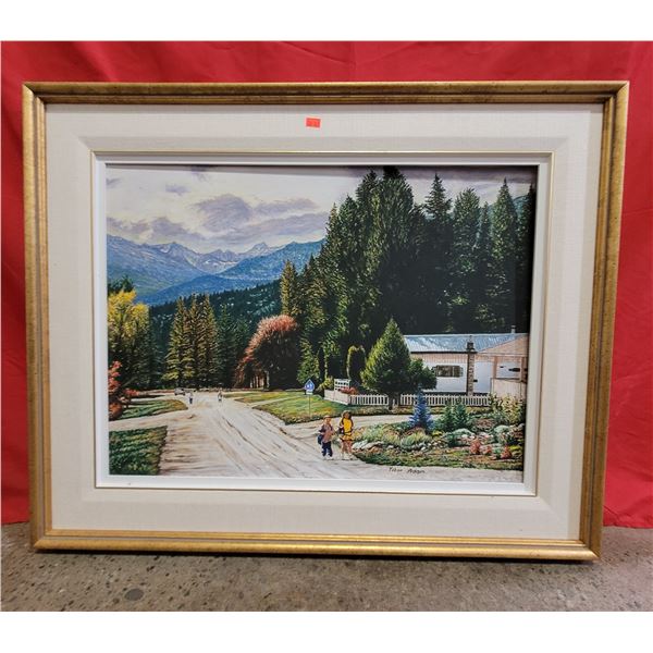 Framed Original Oil Painting by Tibor Adam