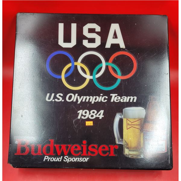 US Olympics Budweiser Sponsor Advertising Electric Sign