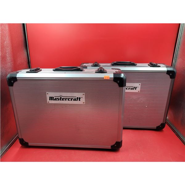 2 Mastercraft Portable Padded Aluminum Cases
