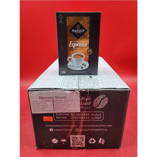 Lot of Marouf Espresso Coffee