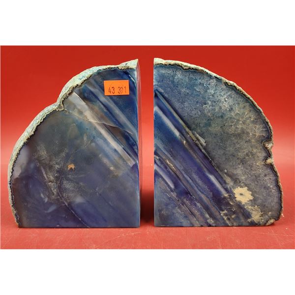 Pair of Geode Bookends
