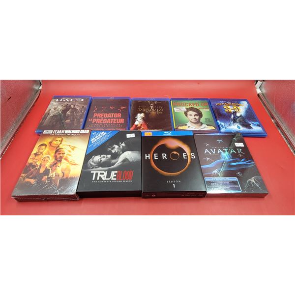 Blu-Ray DVD Lot w/ True Blood, Dracula, Knocked Up, & More