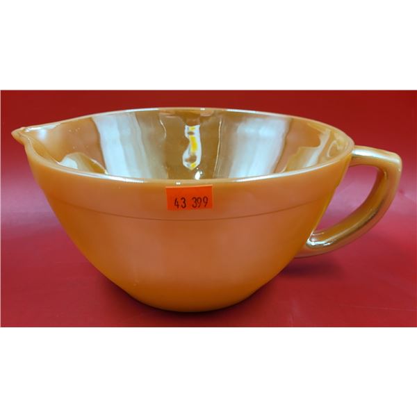 VTG Fire-King Peach Lustre Batter Bowl