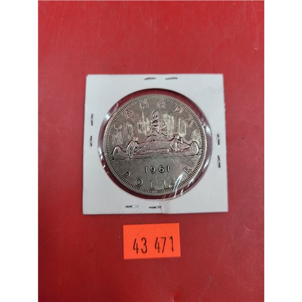 1961 Canadian Silver Dollar