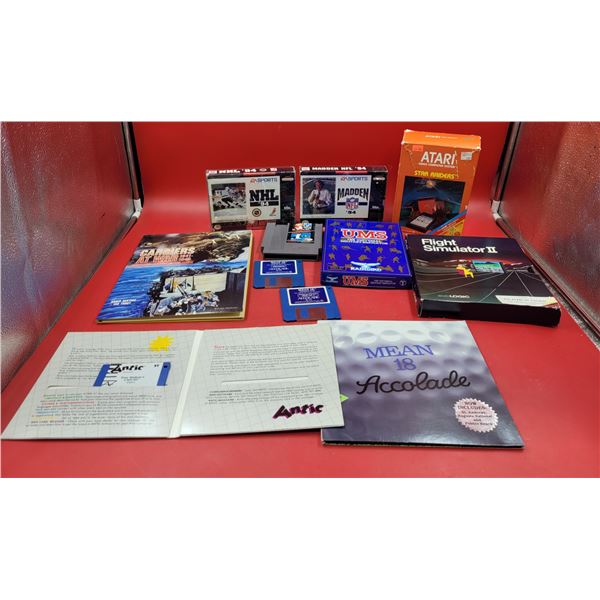 VTG Computer Games (Mostly for Atari ST) & Nintendo Entertainment System Games