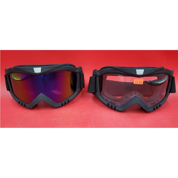 2 Pairs of Snow Goggles