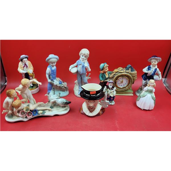 Lot of Assorted Figurines w/ Royal Doulton