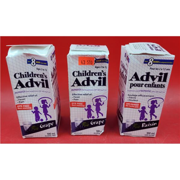Lot of Children's Advil