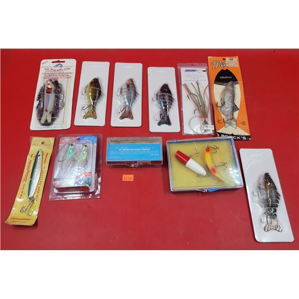 Assorted Fishing Lure Lot w/ True Roll Lure, Stingsilda, & More